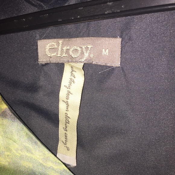 Raw silk sunset printed dress - Picture 8 of 8